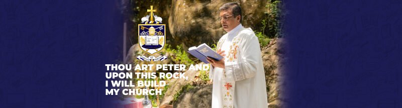 Thou art Peter and upon this rock, I will build my church.